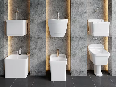 Modern mop pool mop pool mop pool 3d model