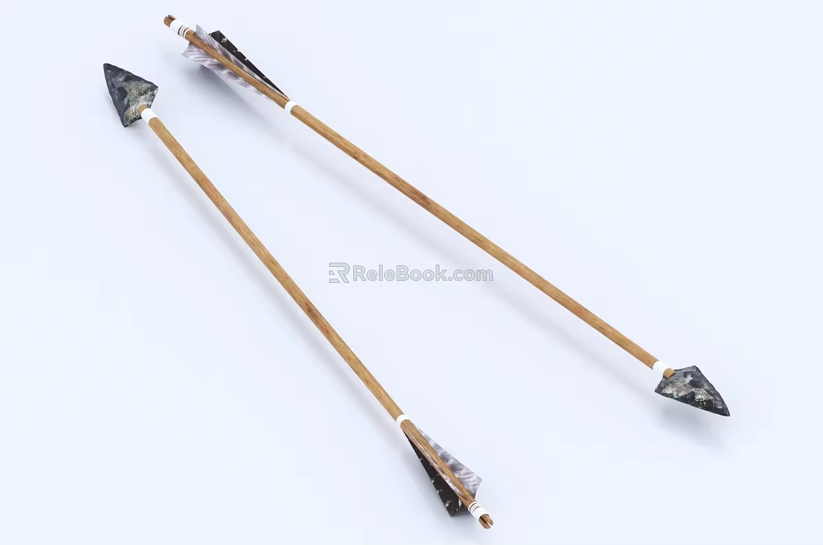 Arrow Bow Arrow Weapon Cold Weapon 3d model