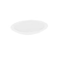Modern White Oval Shaped Ceramic Wash Basin With Smooth Surface Design