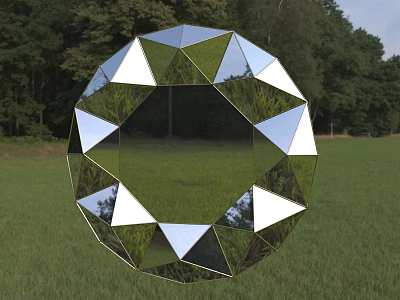 Modern Mirror 3d model