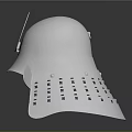 Shiny Silver Metallic Helmet With Round Transparent Top And Side Flaps