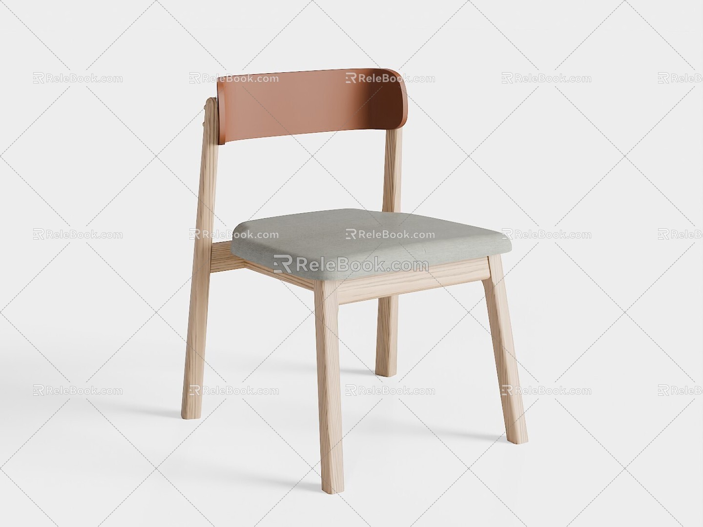 Cadeira Dining Chair Single Chair 3d model