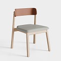 Cadeira Dining Chair Single Chair 3d model