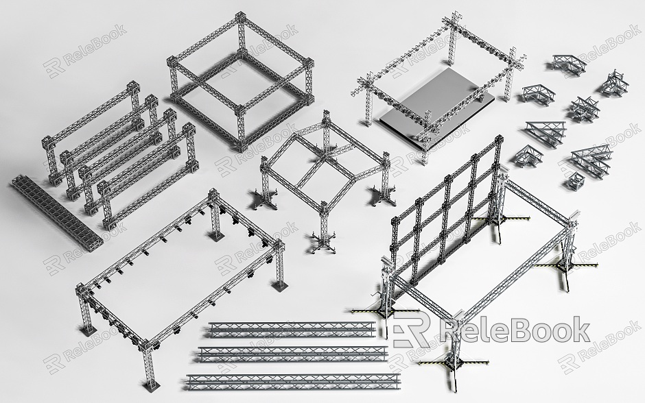 outdoor stage temporary stage open-air stage truss stage stage music festival stage model