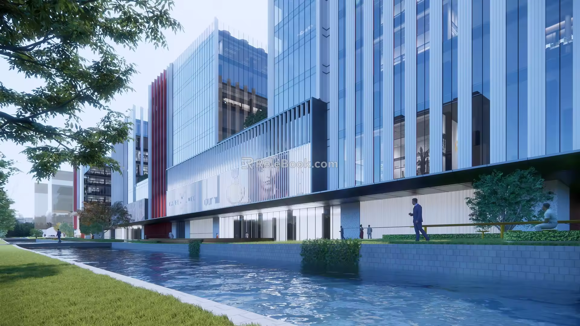 Modern style complex 3d model