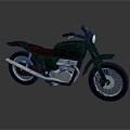 Motorcycle Two Wheels Motocross Motorcycle Road Race Motorcycle 3d model