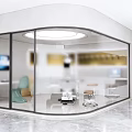 Dental Clinic Treatment Room With Modern Medical Equipment And White Gold Decor