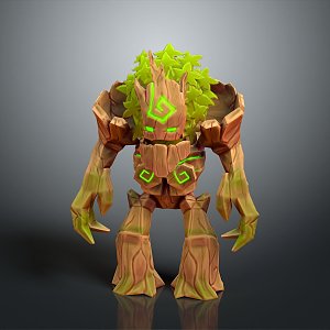 Elf Tree Demon Tree Monster Tree Man Tree Elf Monster Alien Monster 3d model