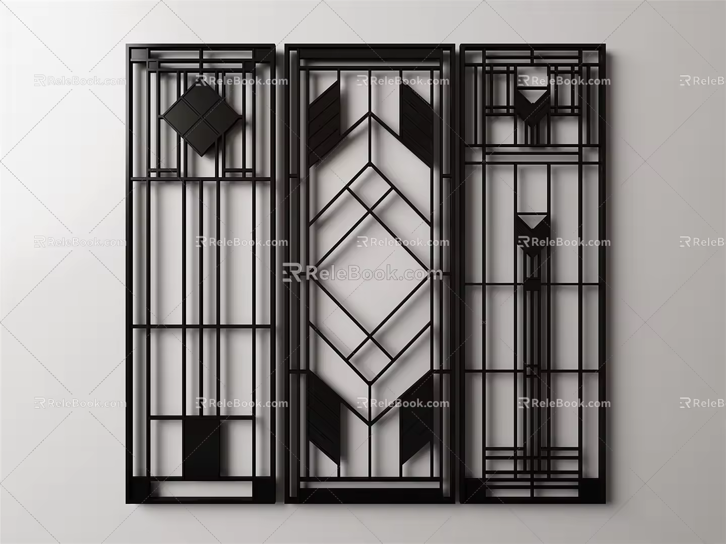 Modern partition 3d model