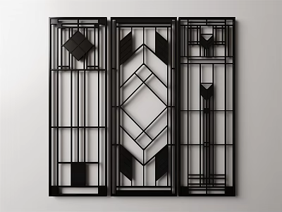 Modern partition 3d model
