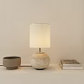 Quite table lamp pottery pot table lamp 3d model