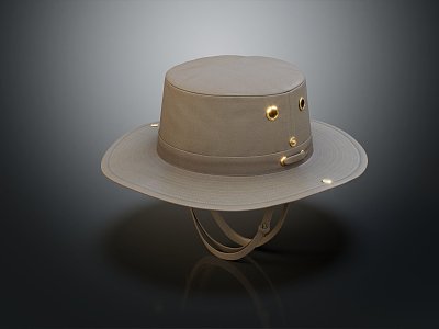 Modern Hat Women's Hat Sun Hat Wear Life Supplies 3d model