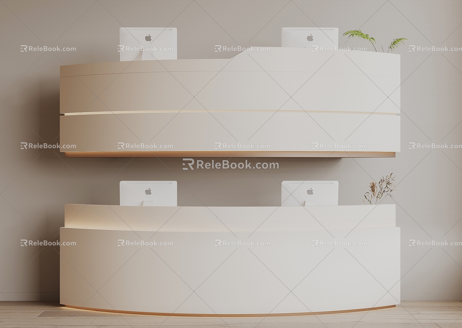 Reception Desk 3d model