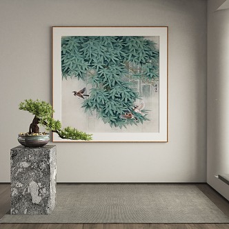 New Chinese Decorative Painting 3d model