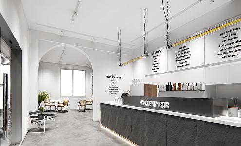 Nordic Cafe 3d model