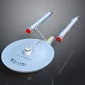 Modern Spaceship Spacecraft 3d model