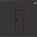 Modern Interior Door Design With Black Brown Panels And Metal Handles