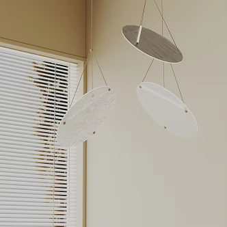 Modern chandelier 3d model