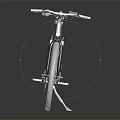 Modern Urban Bicycle With Sleek Frame Design Comfortable Seat And Large Wheels
