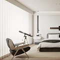 Modern Bedroom Interior Design With Large Bed Built-in Cabinetry Nightstands Table Lamps And Area Rug