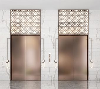 Modern Elevator 3d model