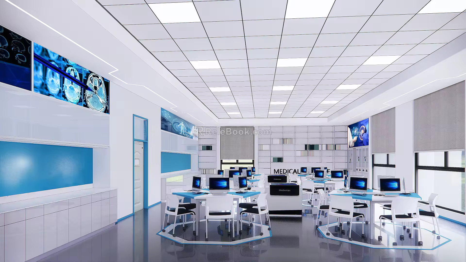 Modern Laboratory 3d model