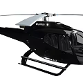 Airbus Black Modern Helicopter With Rotors Cabin And Streamlined Fuselage Design