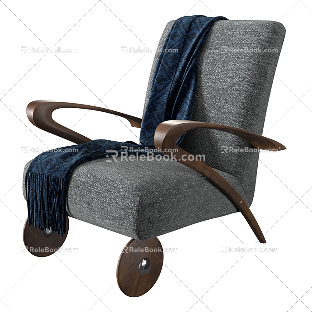 Sofa Single Sofa Seat Casual Sofa Single Chair 3d model