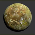 Vibrant Colorful Sphere Displaying Glossy Multicolored Surface With Intricate Textured Patterns