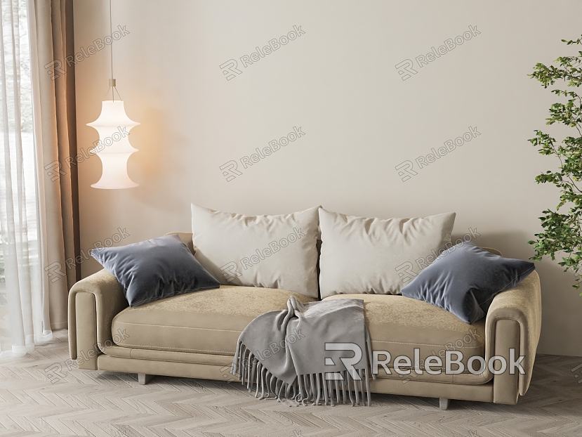 Double sofa model