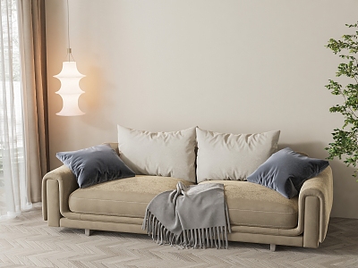 Double sofa model