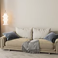 Double sofa 3d model