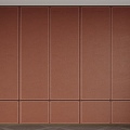 Leather Bedroom Background Hard Wall Panel 3d model