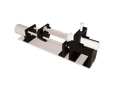 Sturdy Industrial Equipment With Metal Frame Roller Component And Stable Base Structure 3d model