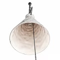 Modern White Hollowed Out Design Pendant Lights With Different Sizes And Chain Hanging
