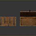 Boxes, Bags, Leather Boxes, Leather Boxes and Containers Realistic 3d model