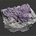 Natural Purple White Green Crystal Cluster Decorative Ornament For Home Tabletop