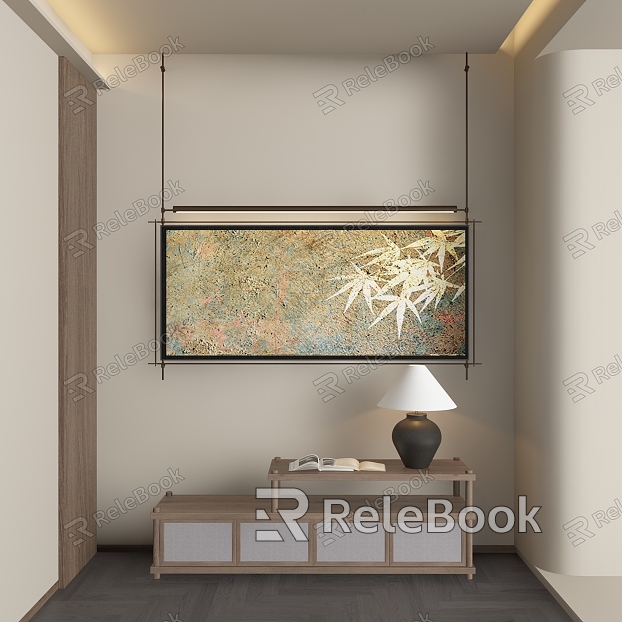 New Chinese abstract decorative painting model