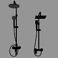 Modern Shower Head Systems With Overhead And Handheld Spray Designs For Bathroom