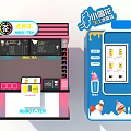 Ice cream vending machine milk tea vending machine vending machine vending machine 3d model