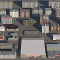 Diverse Building Models Collection Showcasing Residential Commercial And Industrial Architectural Structures