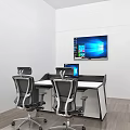 Control Room Monitoring Room Office Space 3d model