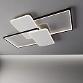 Modern Geometric Ceiling Mounted Lighting Combinations With Sleek Contemporary Design Styles 3d model