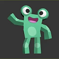 Frog Poison Frog Game Frog Reptile Cold Blooded Animal Reptile 3d model