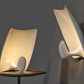 Modern Stylish Curved White Wall Lamp With Soft Light Indoor Home Decorative Lighting
