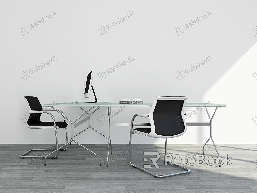 Office Desk Chair Desk Decoration Office Desk Decoration Office Desk Workbench Work Desk Glass Table Table and Chair Table model