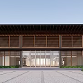 Modern Commercial Street 3d model