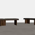 Bench Stool Shoe Changing Stool 3d model