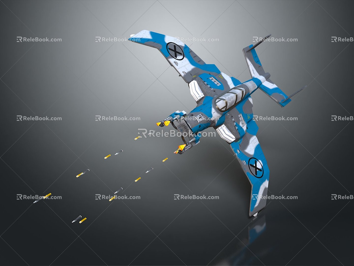 Modern Fighter Fighter Next Generation Aircraft 3d model