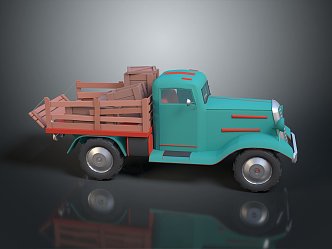 Cartoon of modern vehicle 3d model